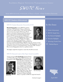 SWUTC News April 2010 - cover